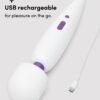 Lovehoney Classic Wand Rechargeable Extra Powerful Multispeed Wand Vibrator