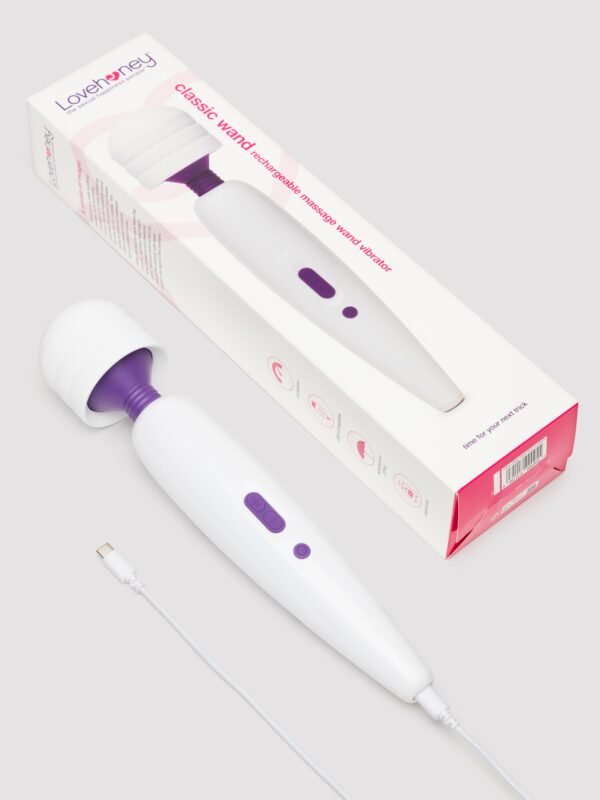 Lovehoney Classic Wand Rechargeable Extra Powerful Multispeed Wand Vibrator