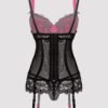 72732_7 Lovehoney Boudoir Belle Cherry Push-Up Basque Set
