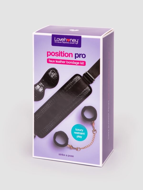 86261_8 Lovehoney Position Pro Faux Leather Bondage Kit (3 Piece)