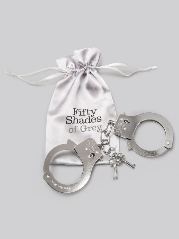 Fifty Shades of Grey You. Are. Mine. Metal Handcuffs