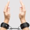 64424_1 Bondage Boutique Soft Leather Handcuffs
