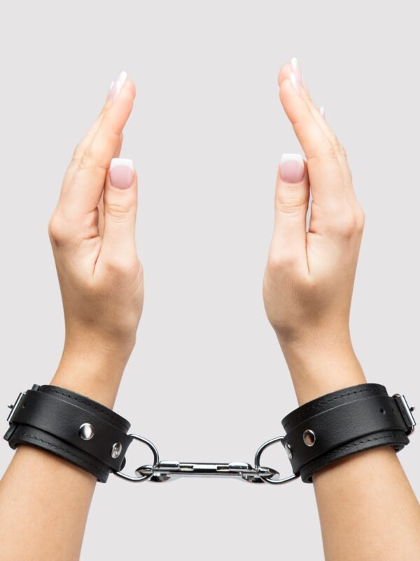 64424_1 Bondage Boutique Soft Leather Handcuffs