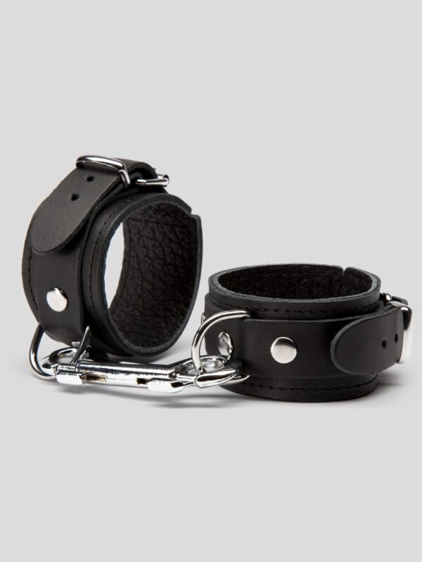 64424_2 Bondage Boutique Soft Leather Handcuffs