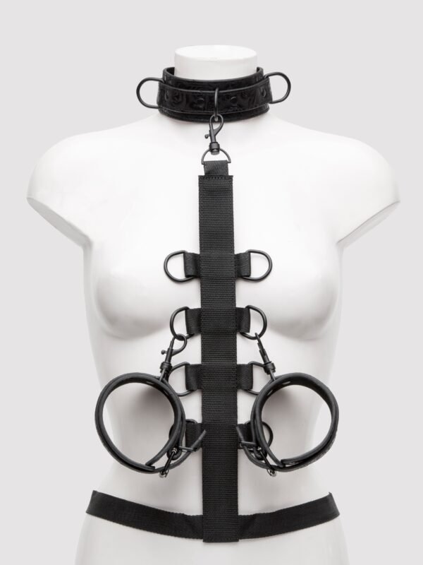 70451_5 Bondage Boutique Black Rose Restraints Harness