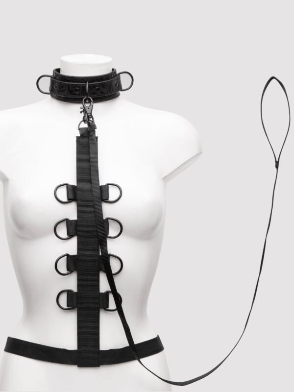 70451_6 Bondage Boutique Black Rose Restraints Harness