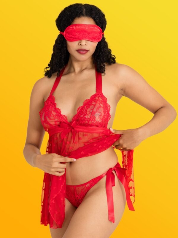 Lovehoney Red Babydoll Gift Set