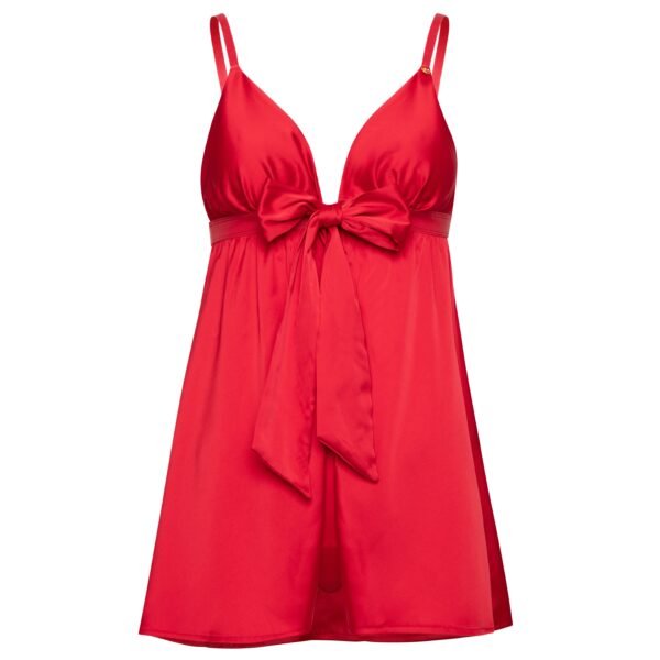 Lovehoney Unwrap Me Red Satin Babydoll Gift Set