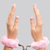 Bondage Boutique Pink Furry Handcuffs