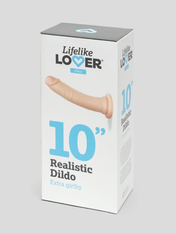 70658_6 Lifelike Lover Ultra Realistic Extra Girthy Dildo 10 Inch