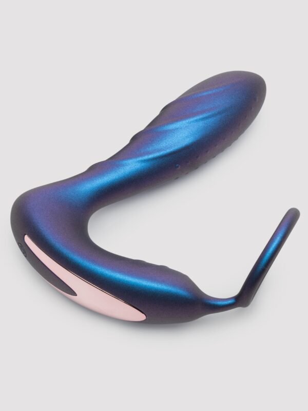 83306_2 Hueman Black Hole Galactic Silicone Remote Control Cock Ring Butt Plug