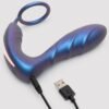83306_3 Hueman Black Hole Galactic Silicone Remote Control Cock Ring Butt Plug
