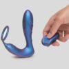 83306_6 Hueman Black Hole Galactic Silicone Remote Control Cock Ring Butt Plug