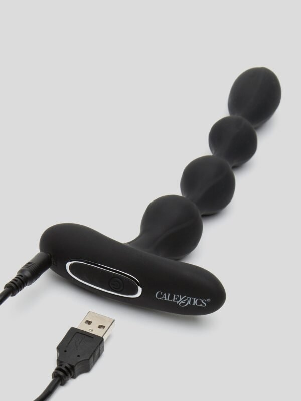 12 Function Rechargeable Bendable Vibrating Anal Beads