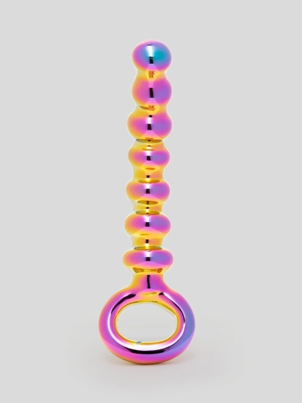 Lovehoney Sensual Glass Iridescent Anal Beads