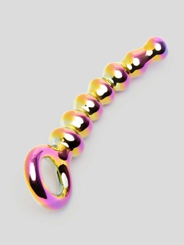 Lovehoney Sensual Glass Iridescent Anal Beads