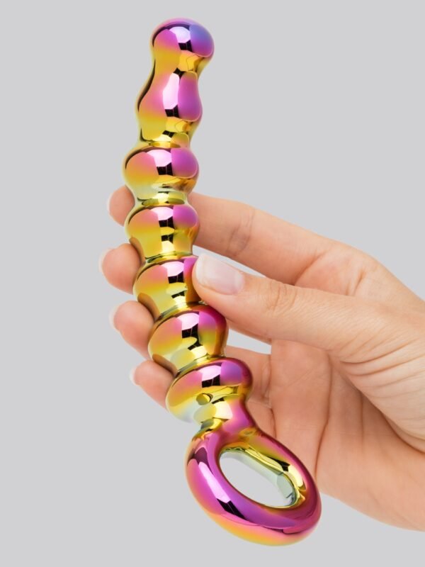 Lovehoney Sensual Glass Iridescent Anal Beads