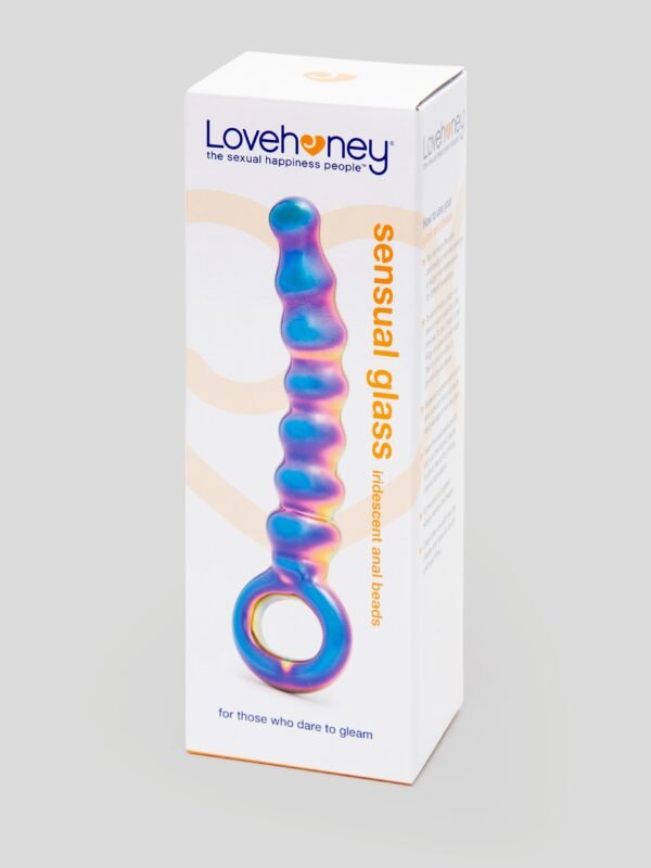 Lovehoney Sensual Glass Iridescent Anal Beads