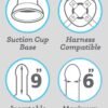 Lifelike Lover Ultra Realistic Suction Cup Dildo 9 Inch