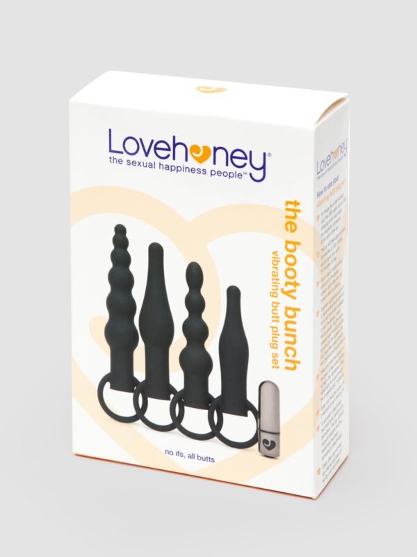 Lovehoney The Booty Bunch Rechargeable Vibrating Butt Plug Set (5 Piece)