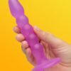 BASICS Ribbed Anal Starter Dildo 5 Inch