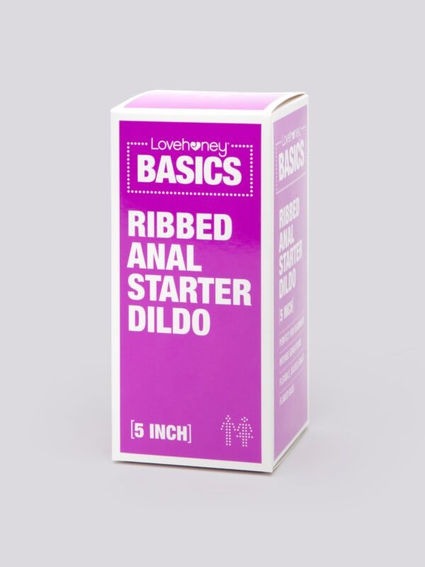 BASICS Ribbed Anal Starter Dildo 5 Inch