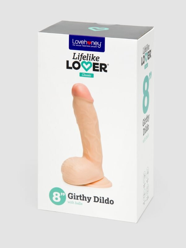 Lifelike Lover Classic Girthy Realistic Dildo 8 Inch