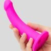 81724_4 Lovehoney Curved Silicone Suction Cup Dildo 6 Inch