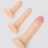 Lifelike Lover Classic Realistic Suction Cup Dildo Anal Training Kit (3 Piece)