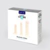 Lifelike Lover Classic Realistic Suction Cup Dildo Anal Training Kit (3 Piece)