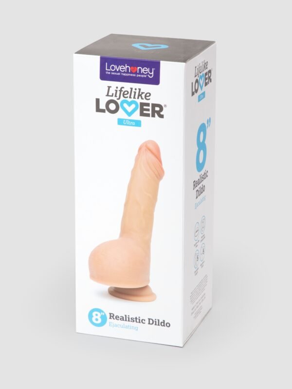 85665_7 Lifelike Lover Ultra Realistic Ejaculating Dildo 8 Inch