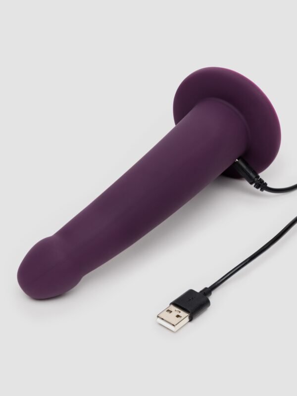 86211_3 Lovehoney Velvet Dream Rechargeable Liquid Silicone Vibrating Dildo 7 Inch