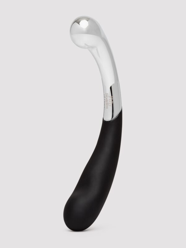 Fifty Shades of Grey Sweet Pressure Dark Steel and Silicone Double-Ended Dildo