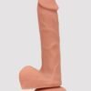 Lifelike Lover Classic Dual-Density Silicone Dildo with Balls 8 Inch - Flesh Tan