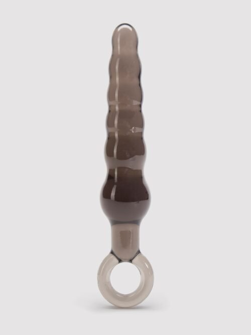 BASICS Beaded Anal Prober with Finger Loop 5.25 Inch