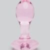 Lovehoney Small Heart Glass Butt Plug 3 Inch