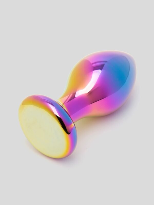 a45363g81766_1 Lovehoney Sensual Glass Small Iridescent Butt Plug 3 Inch