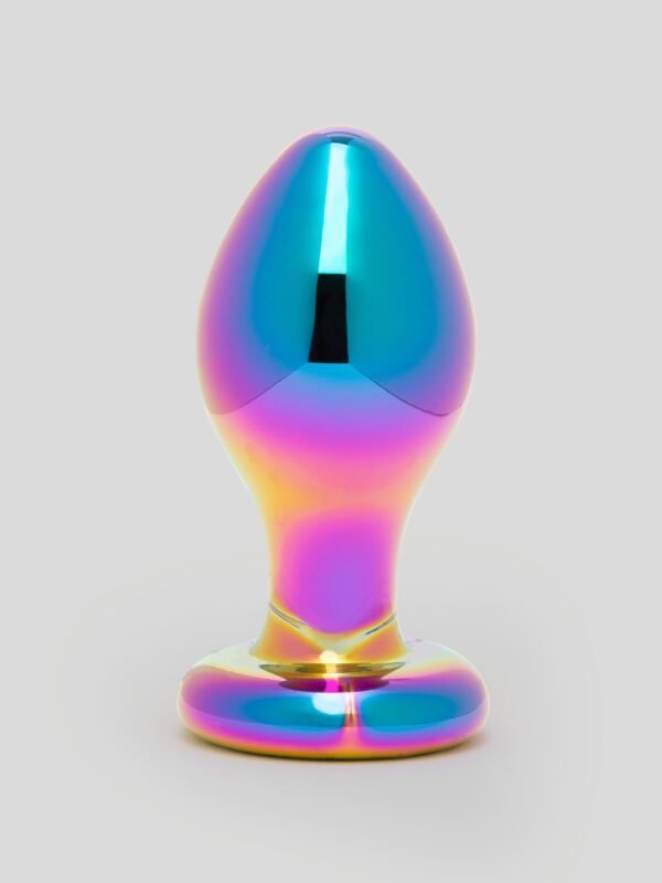 a45363g81766_2 Lovehoney Sensual Glass Small Iridescent Butt Plug 3 Inch