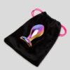 a45363g81766_4 Lovehoney Sensual Glass Small Iridescent Butt Plug 3 Inch