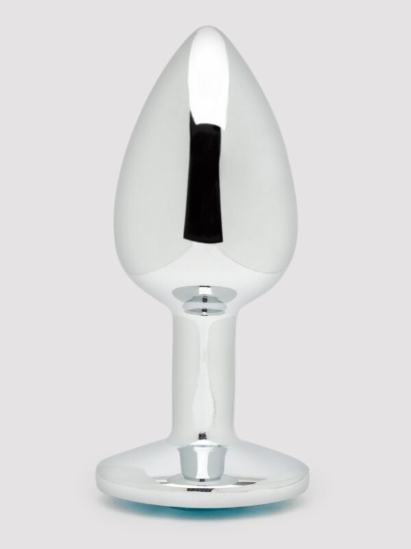 Lovehoney Silver Jewelled Aluminum Beginner's Butt Plug 2.5 Inch