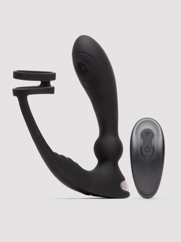 Lovehoney Remote-Control Pleasure Pulse Pulsing Prostate Massager with Double Cock Ring