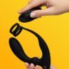 Lovehoney Remote-Control Pleasure Pulse Pulsing Prostate Massager with Double Cock Ring