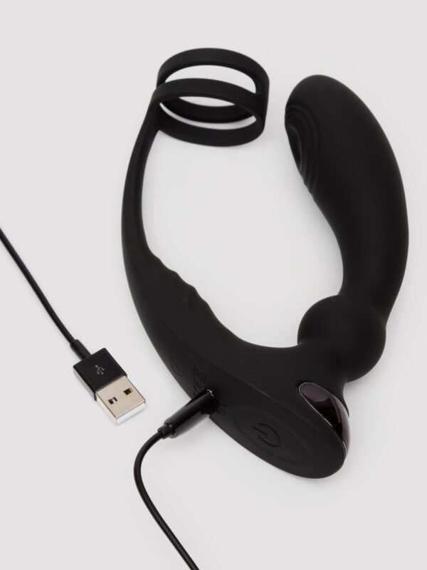 Lovehoney Remote-Control Pleasure Pulse Pulsing Prostate Massager with Double Cock Ring
