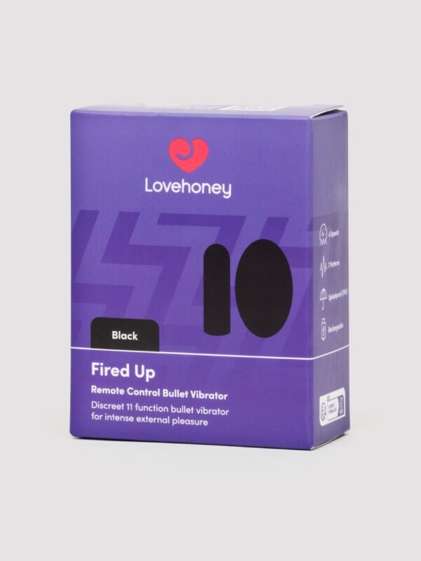 Lovehoney Fired Up Remote Control Bullet Vibrator