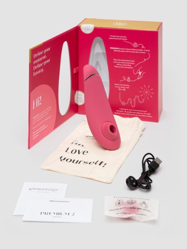84385_6 Womanizer Premium 2 Rechargeable Smart Silence Clitoral Suction Stimulator