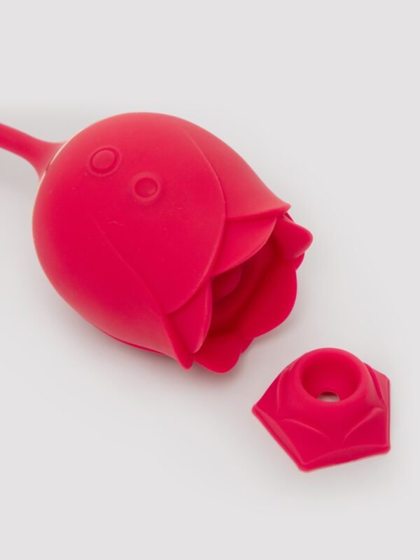 Lovehoney Power Petal 2-in-1 Clitoral Suction Stimulator with Thrusting Egg Vibrator