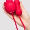 Lovehoney Power Petal 2-in-1 Clitoral Suction Stimulator with Thrusting Egg Vibrator