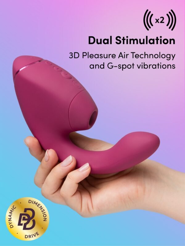 Womanizer Next Duo 3D Pink G-Spot and Clitoral Suction Stimulator