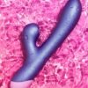 87045_6 ROMP Pulse Rechargeable Rabbit Vibrator with Clitoral Suction