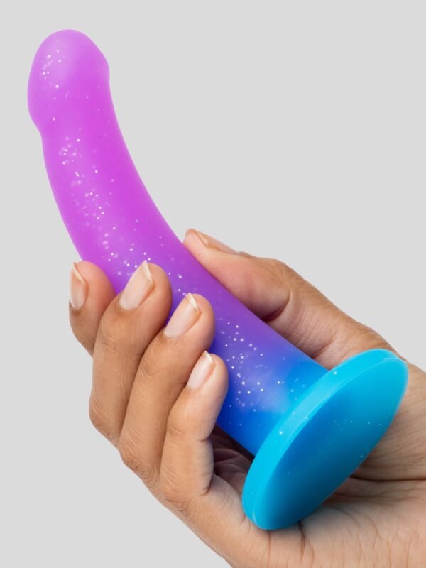 Lovehoney Glitter Silicone Dildo 6 Inch